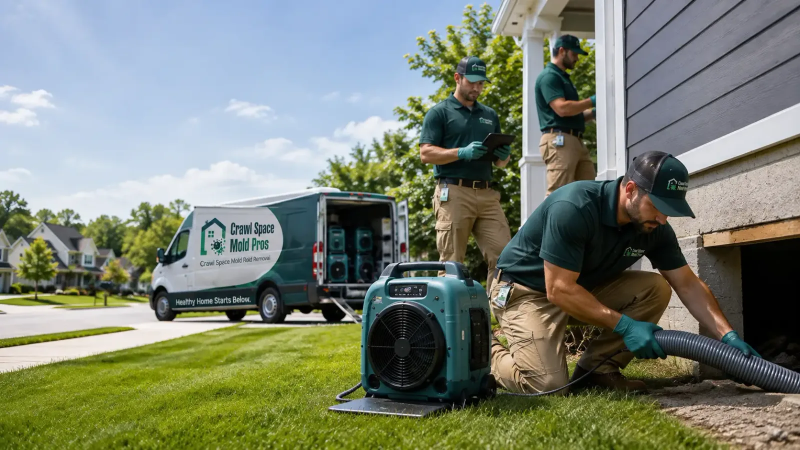 Crawl Space Mold Removal in Keene, ND